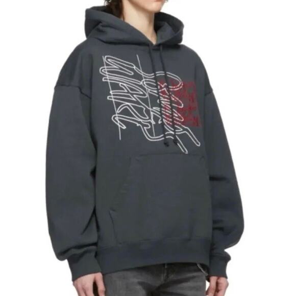 SomeWare Grey New Logo Hoodie, Size L, New with Tag MSRP $360 Rare Out of Print - Picture 5 of 10